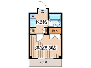 メゾンフジミの物件間取画像